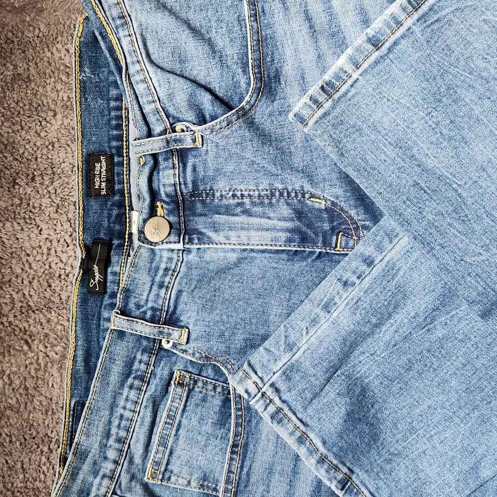 SUPPLIES High Rise Slim Straight Jeans size 8